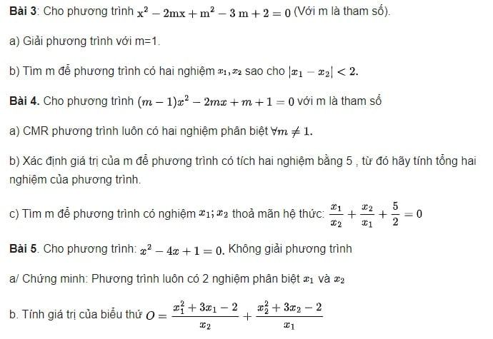 Đề cương ôn tập học kỳ 2 môn Toán lớp 9 mới nhất năm học 2022 - 2023